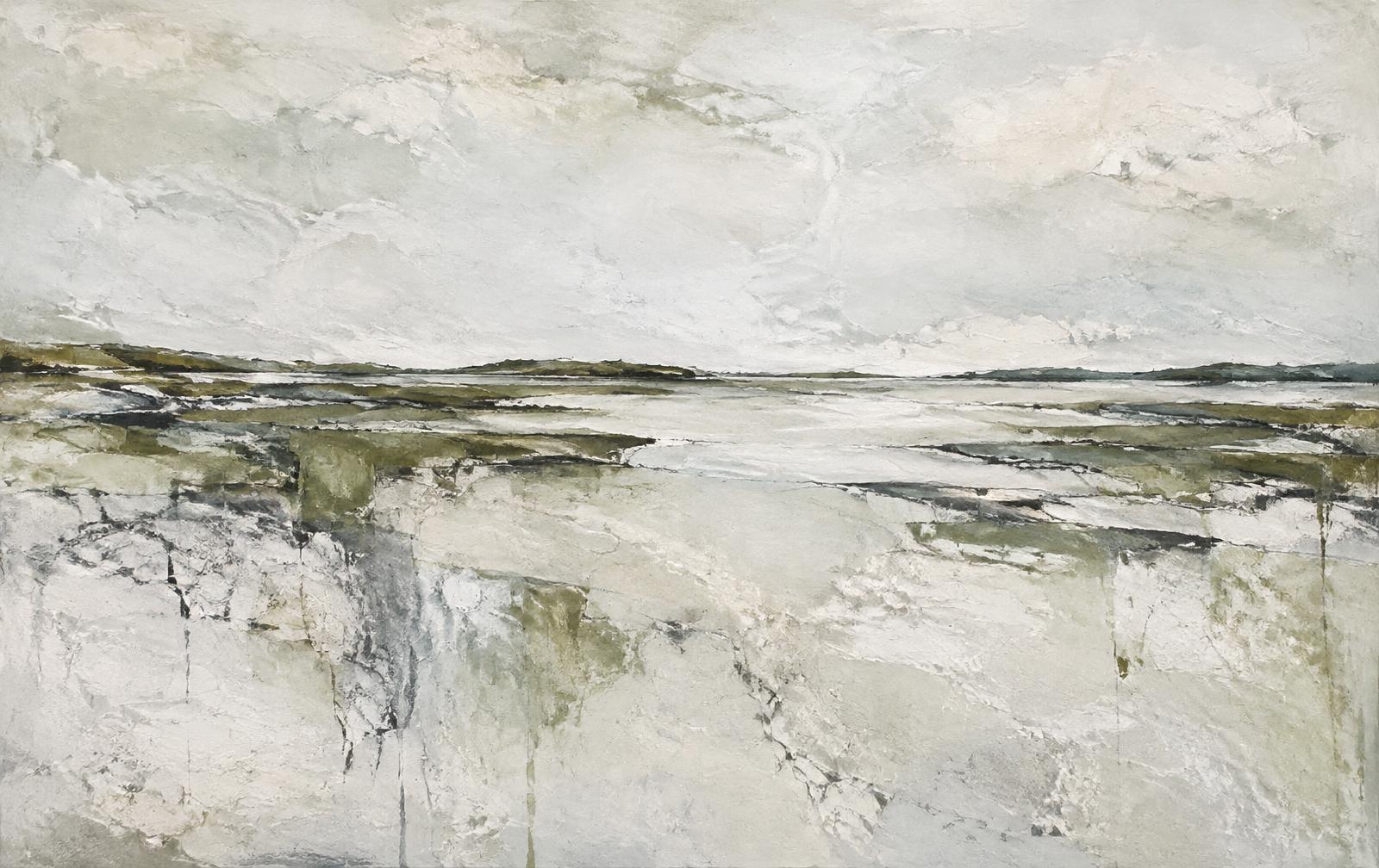 Low Tide Study, Mixed media